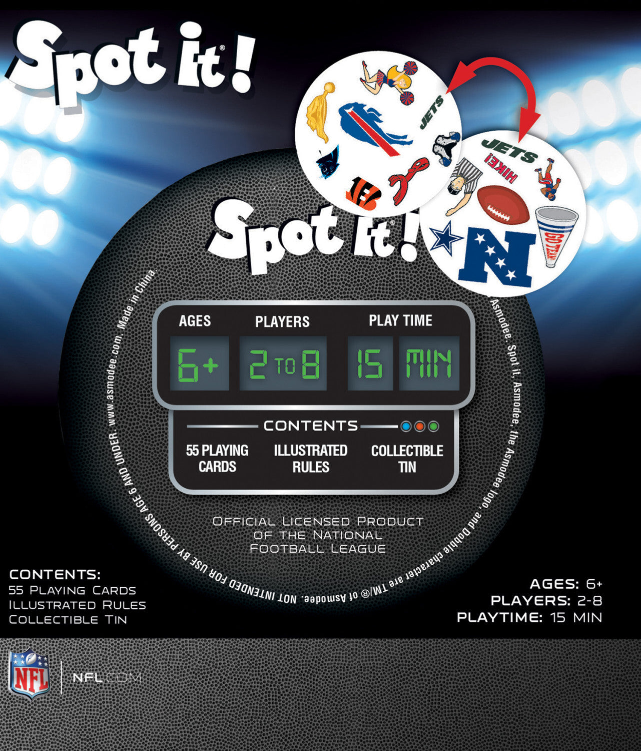 League-NFL NFL Spot It! Game