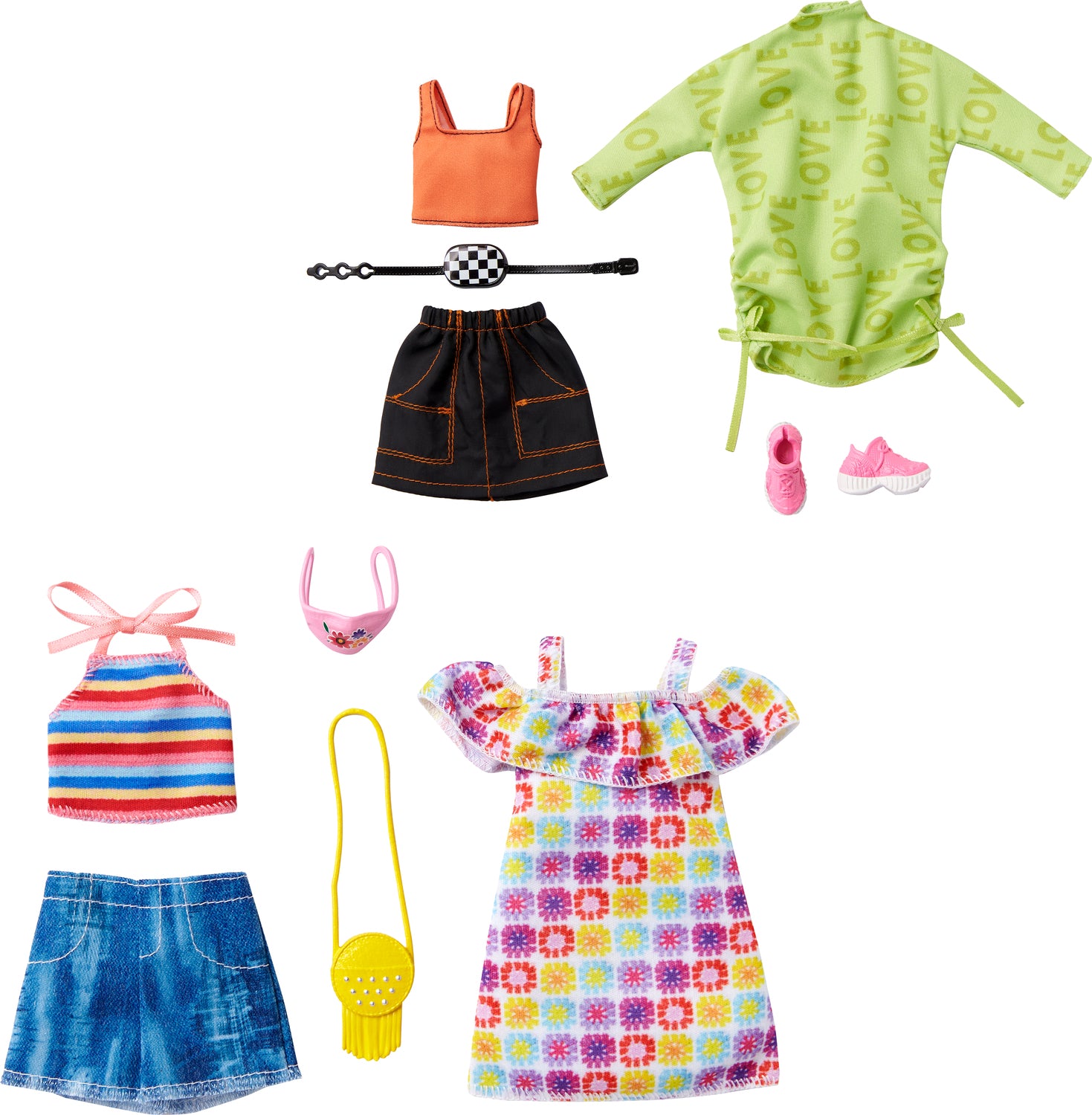 Barbie doll accessory Doll clothes set (assorted)