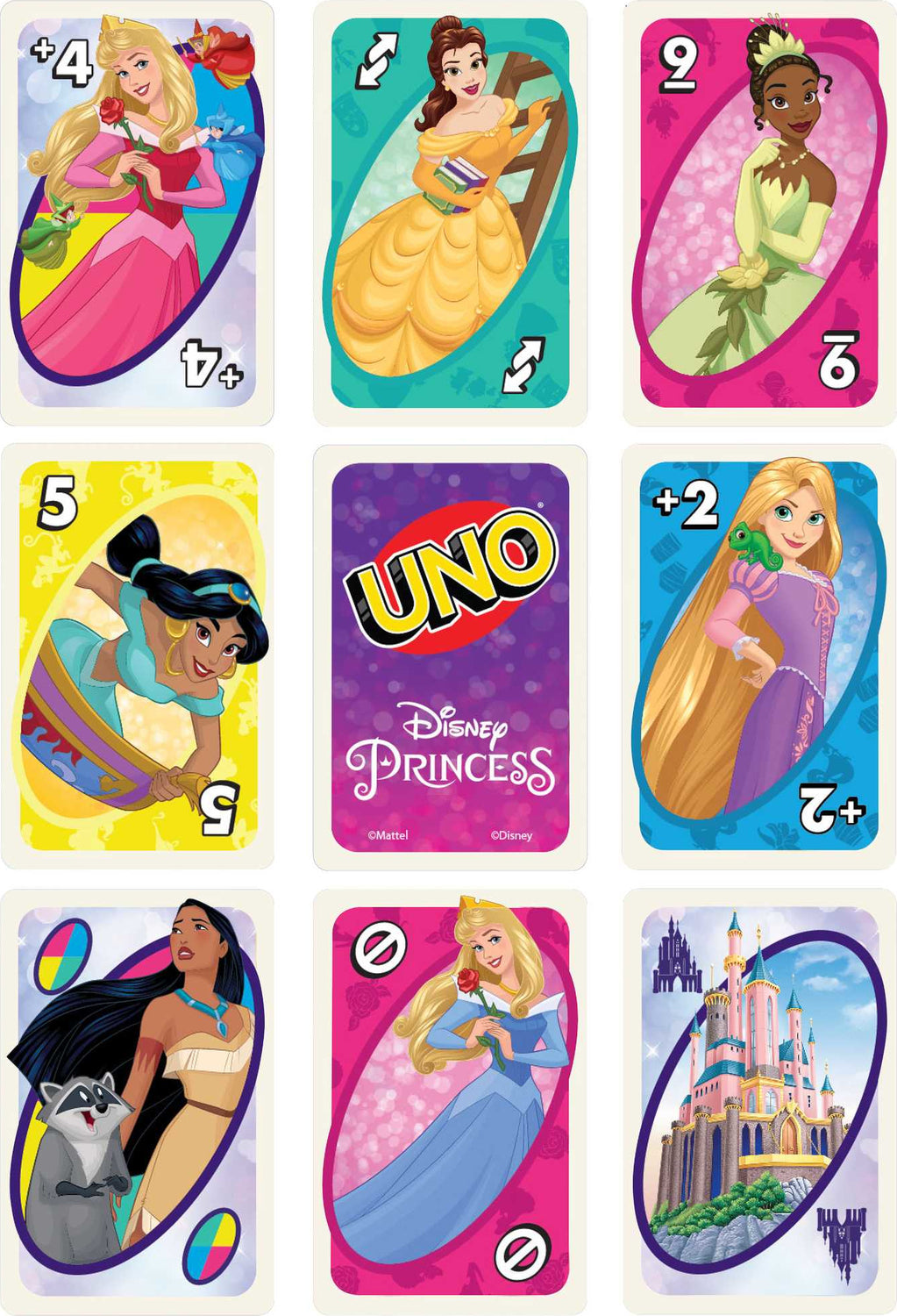  UNO Disney Princess Card Game