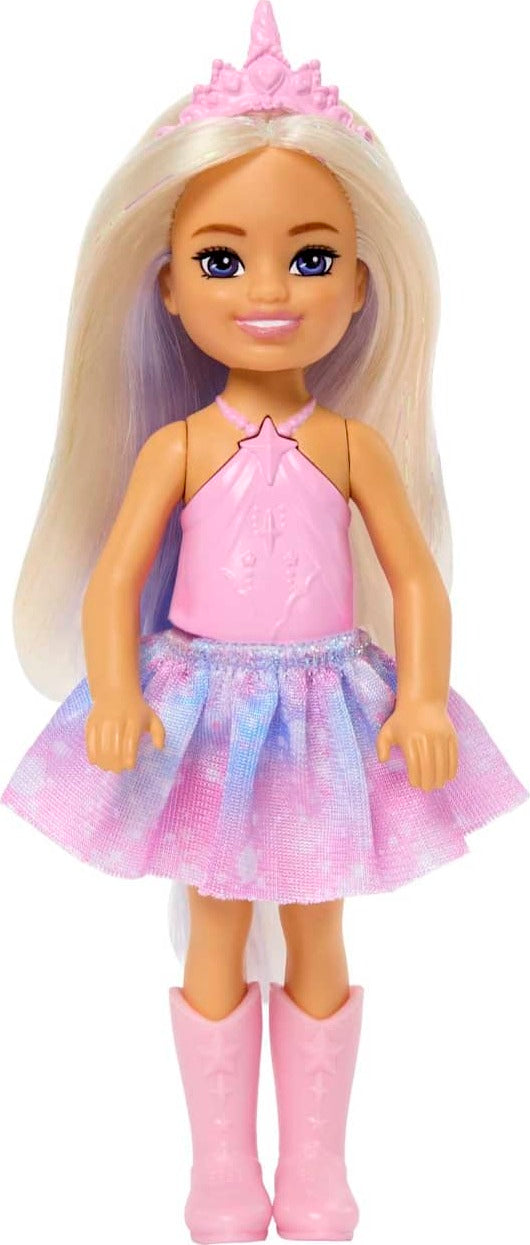 Unicorn-Inspired Chelsea Barbie Doll with Lavender Hair