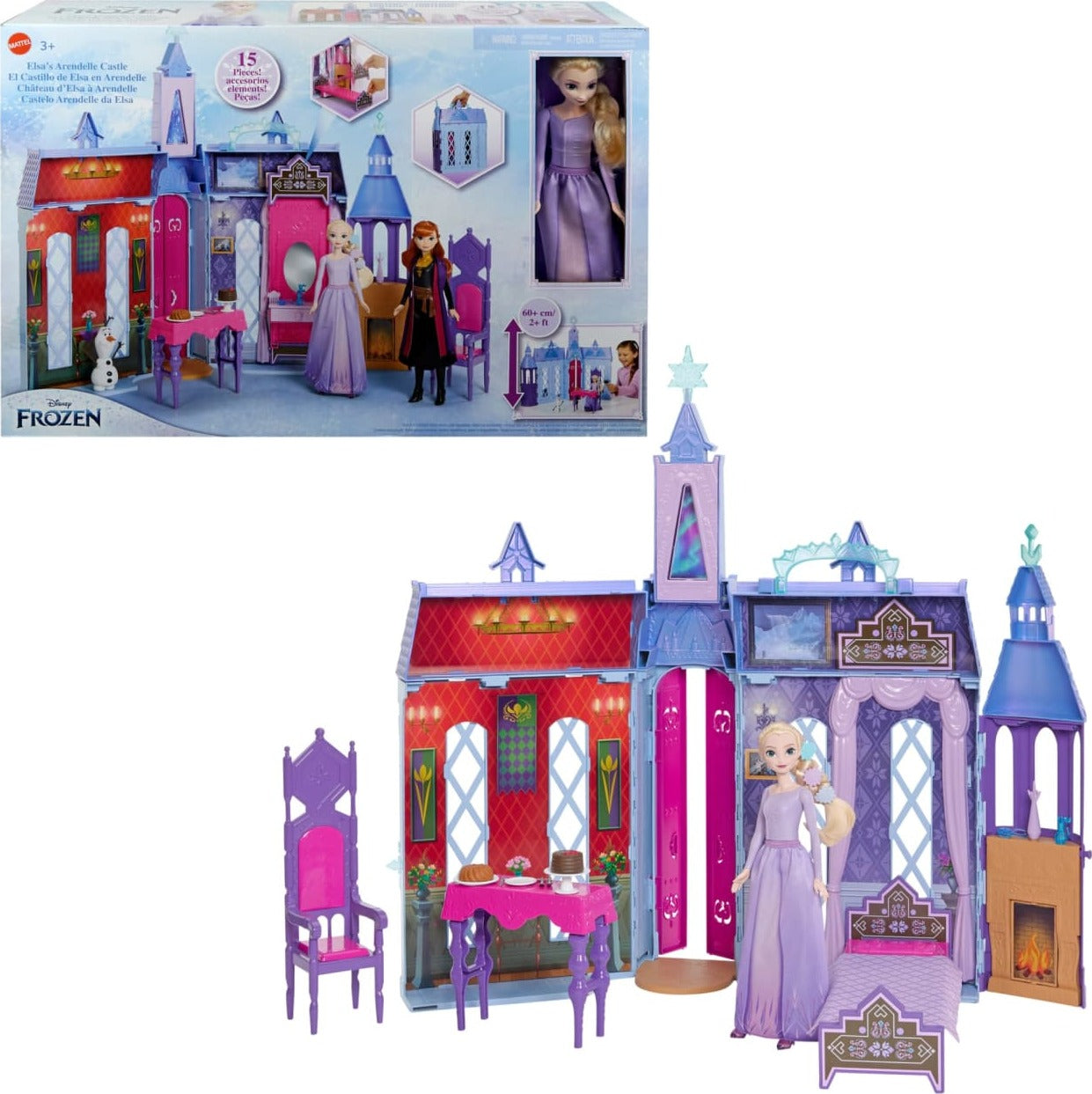 Disney Frozen Arendelle Castle with Elsa Doll