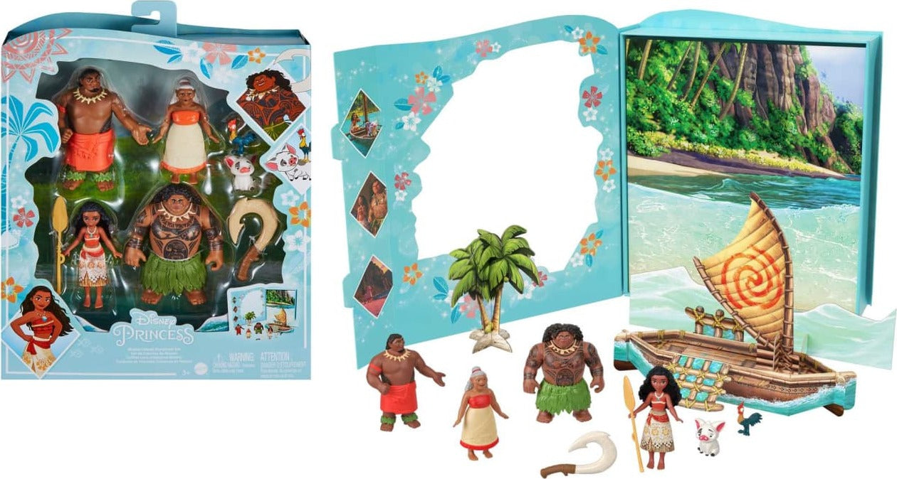 Disney Princess Toys, Moana Story Set, Gifts for Kids