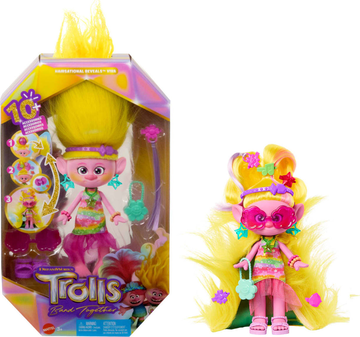 Dreamworks Trolls Band Together Hairsational Reveals Fashion Doll Assortment