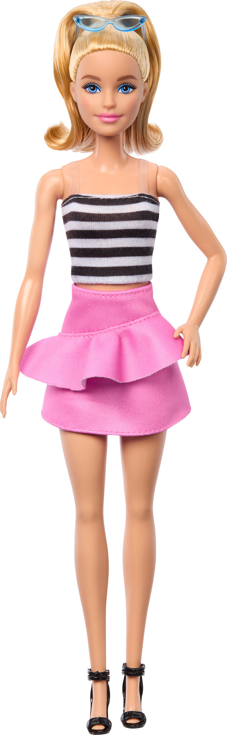 Barbie Fashionistas Doll Black-and-White Tank Top