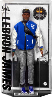 Barbie Signature LeBron James Kenbassadors Doll Collectible with Varsity Jacket Outfit & Accessories