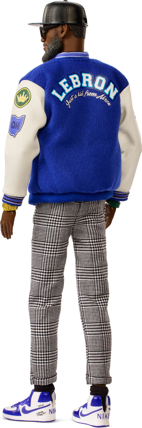 Barbie Signature LeBron James Kenbassadors Doll Collectible with Varsity Jacket Outfit & Accessories