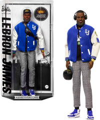 Barbie Signature LeBron James Kenbassadors Doll Collectible with Varsity Jacket Outfit & Accessories