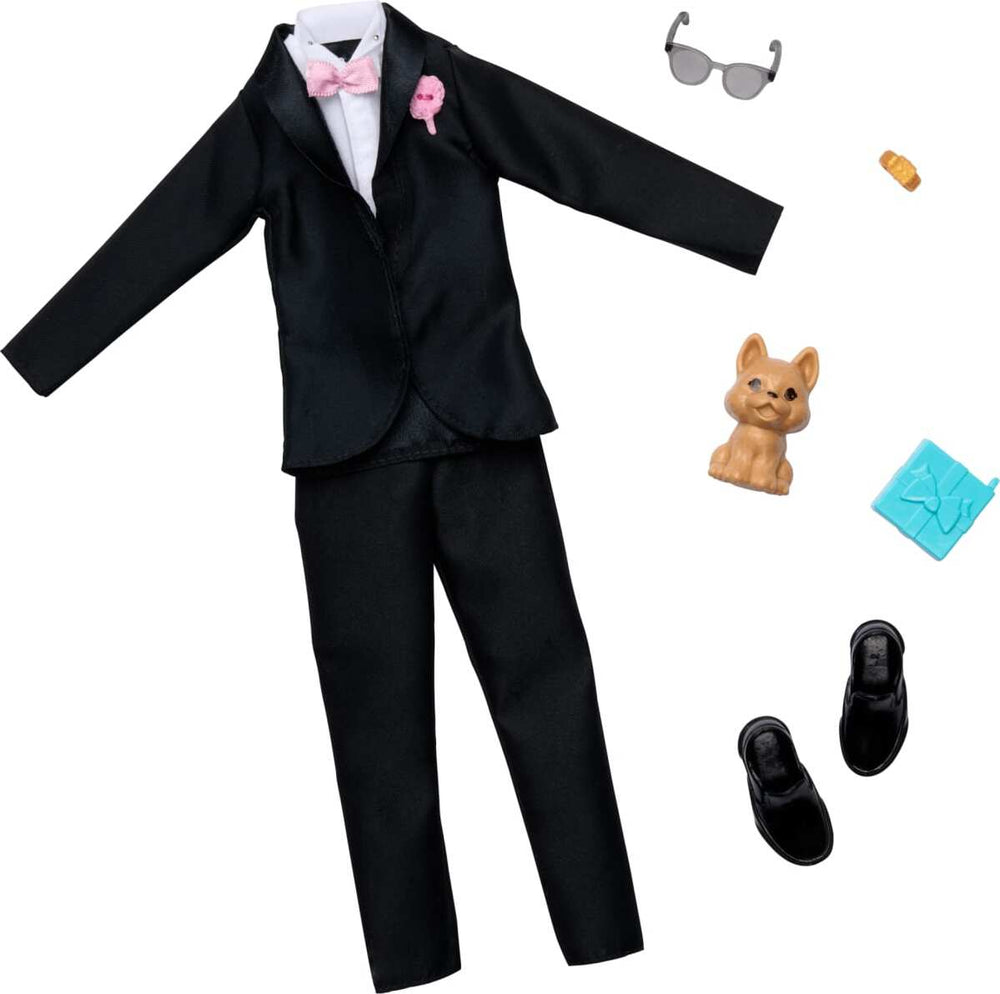 Barbie Clothes, Groom Fashion Pack for Ken Doll On Wedding Day