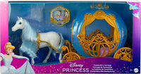 Disney Princess Cinderella's Rolling Carriage & Horse with Brushable Mane & Tail