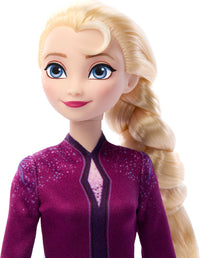 Disney Frozen Elsa Fashion Doll & Polar Bear Cub Figure with 4 Nurturing Accessories