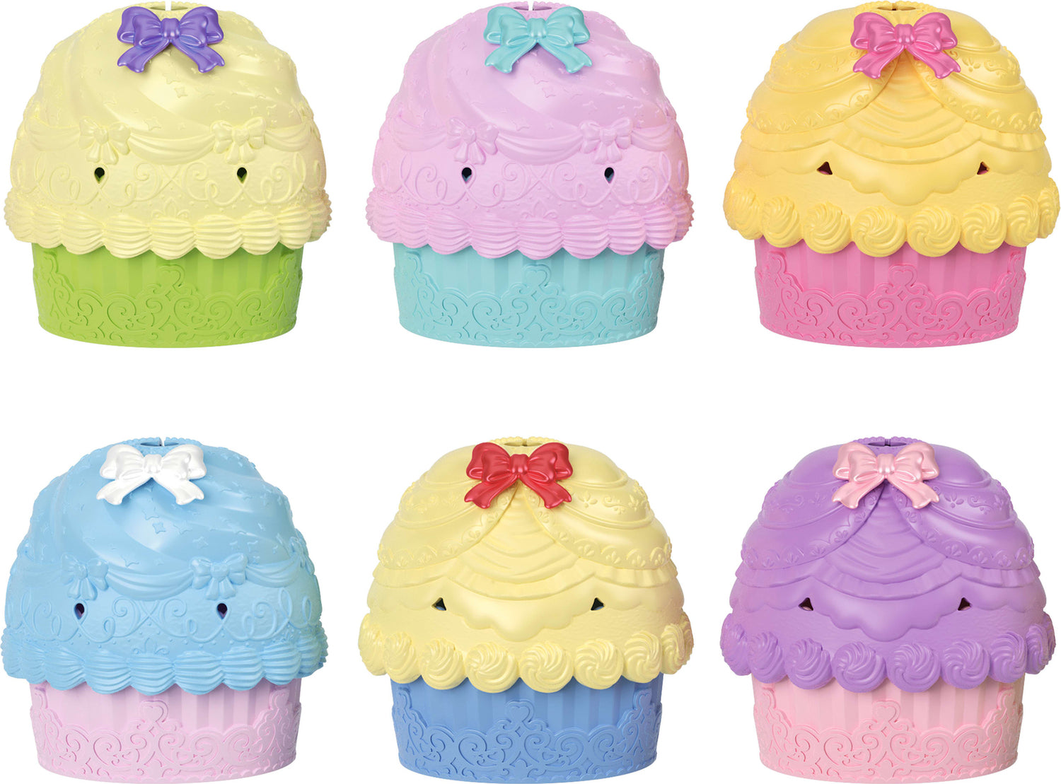 Disney Princess Cupcake Small Doll Reveal with 5 Surprises Including Doll & 2 Accessories