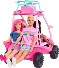 Barbie Mysteries: Beach Detectives Ultimate Beach Buggy Vehicle Playset with 10+ Accessories