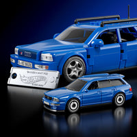 Mattel Brick Shop Hot Wheels '94 Audi Avant RS2 Building Toy Kit (253 Pieces), for Collectors