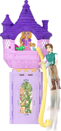 Disney Princess Storytime Stackers Rapunzel Tower Playset with 2 Dolls, Furniture & Accessories