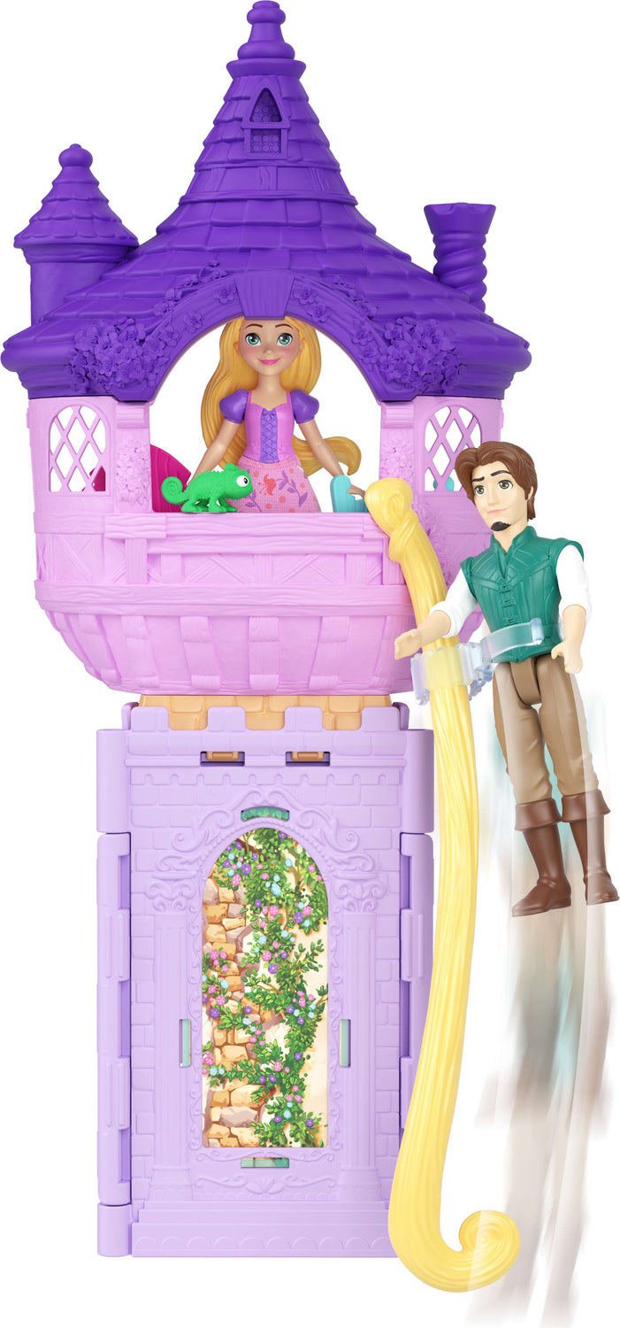 Disney Princess Storytime Stackers Rapunzel Tower Playset with 2 Dolls, Furniture & Accessories