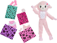 Barbie Cutie Reveal Doll & Accessories, Cuddly Series Lamb with 10 Surprises