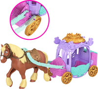 Disney Princess Carriage Reveal Surprise Small Doll, Vehicle & Figure (Characters May Vary)