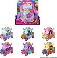 Disney Princess Carriage Reveal Surprise Small Doll, Vehicle & Figure (Characters May Vary)