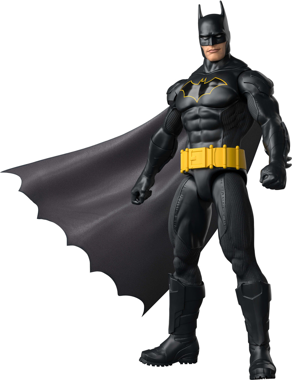 DC Comics DC 12-Inch Batman Action Figure, Black Batsuit, 7 Points of Articulation