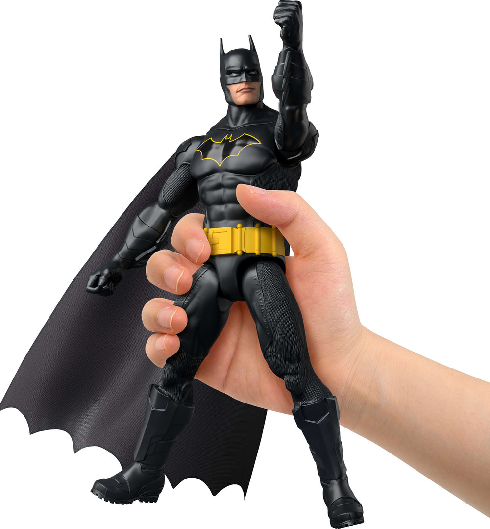 DC Comics DC 12-Inch Batman Action Figure, Black Batsuit, 7 Points of Articulation