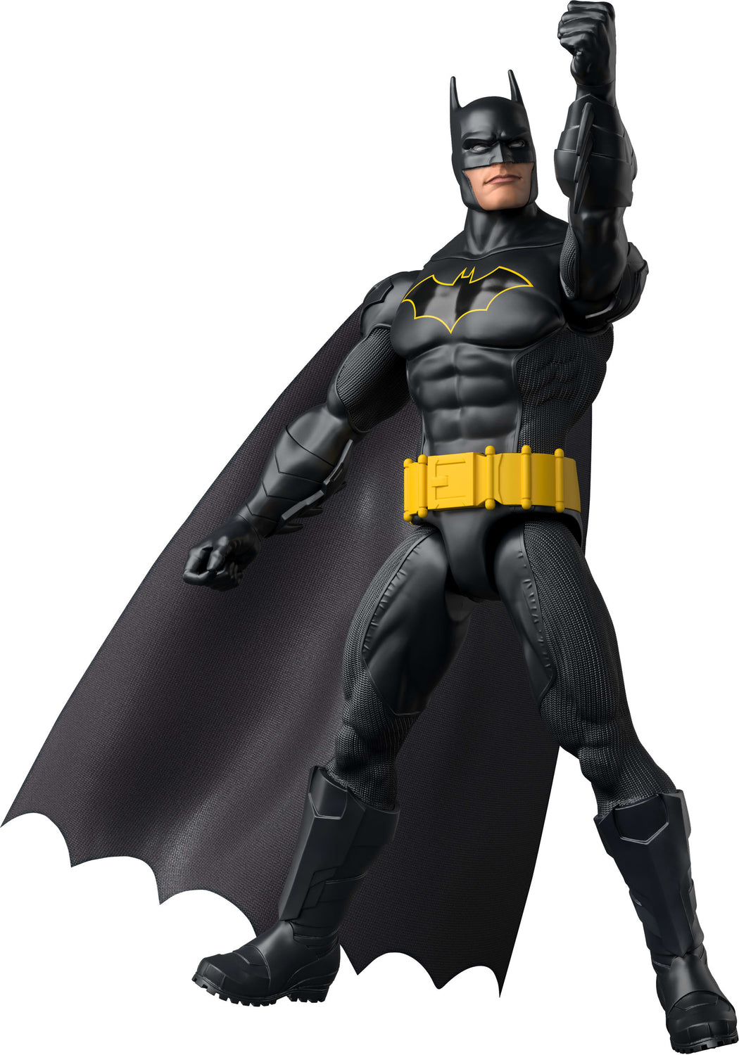 DC Comics DC 12-Inch Batman Action Figure, Black Batsuit, 7 Points of Articulation