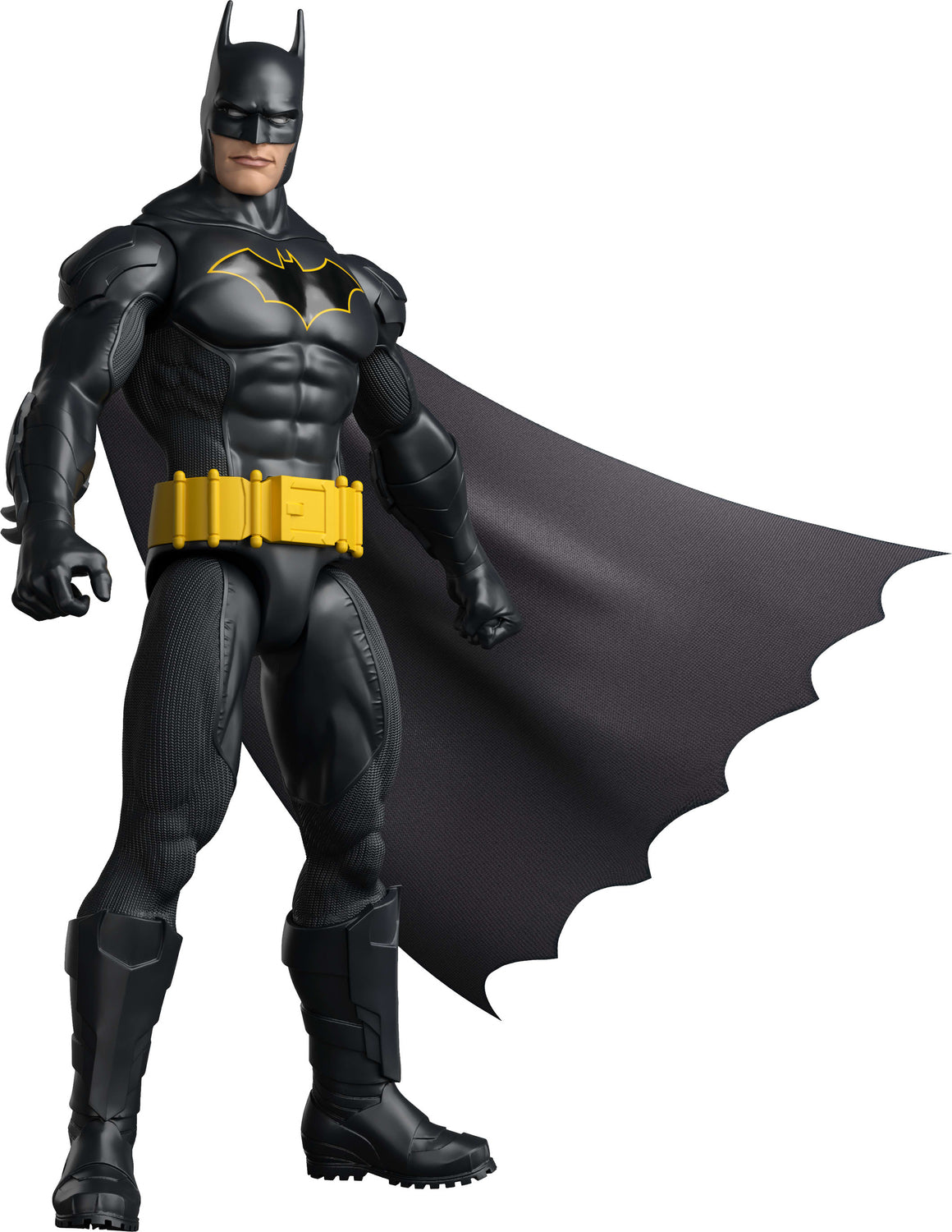 DC Comics DC 12-Inch Batman Action Figure, Black Batsuit, 7 Points of Articulation