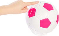 Barbie Team Roll and Reveal Soccer Player Doll and Accessories with Brunette Fashion Doll, 8 Surprises & Soccer Ball Encasement