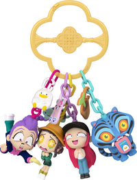 Mattel KPop Demon Hunters, Mini Collectible Keychain Figures, HUNTR/X, Saja Boys, Derpy, Sussie, & Accessories