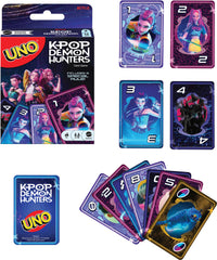  UNO KPop Demon Hunters Card Game for Kid, Adult & Family Nights with Movie-Inspired Deck