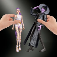 Mattel KPop Demon Hunters Rumi & Jinu Final Battle Action Figure Set, 4 Accessories, Swappable Hands & Faces