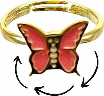 Butterfly Spinner Ring