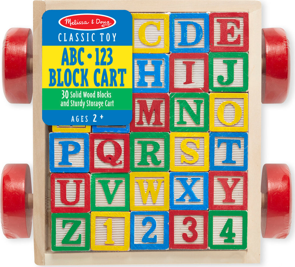 Classic ABC Block Cart