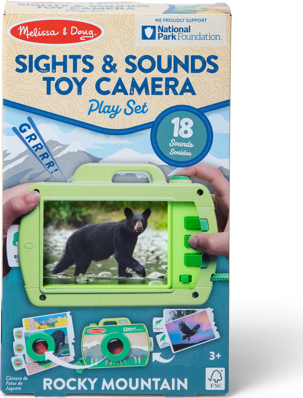 ROCKY MOUNTAIN Sights & Sounds Toy Camera Play Set