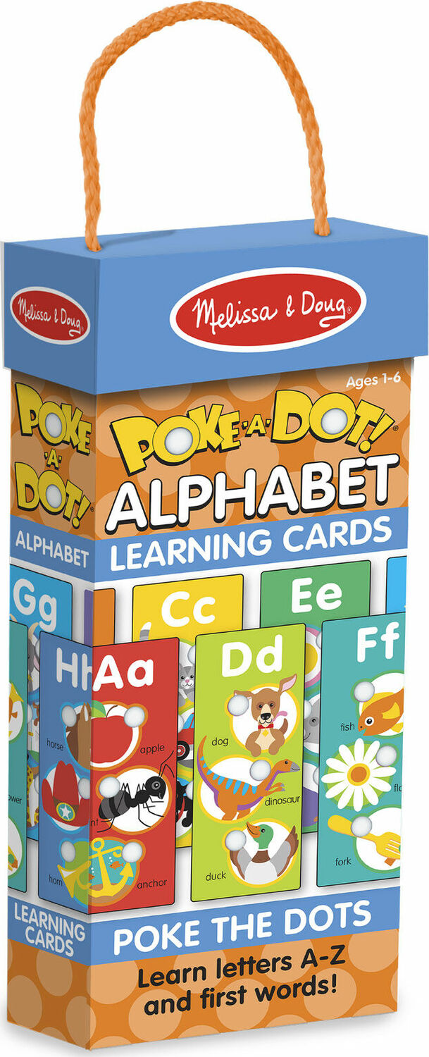 Poke A Dot Learning Cards - Abcs