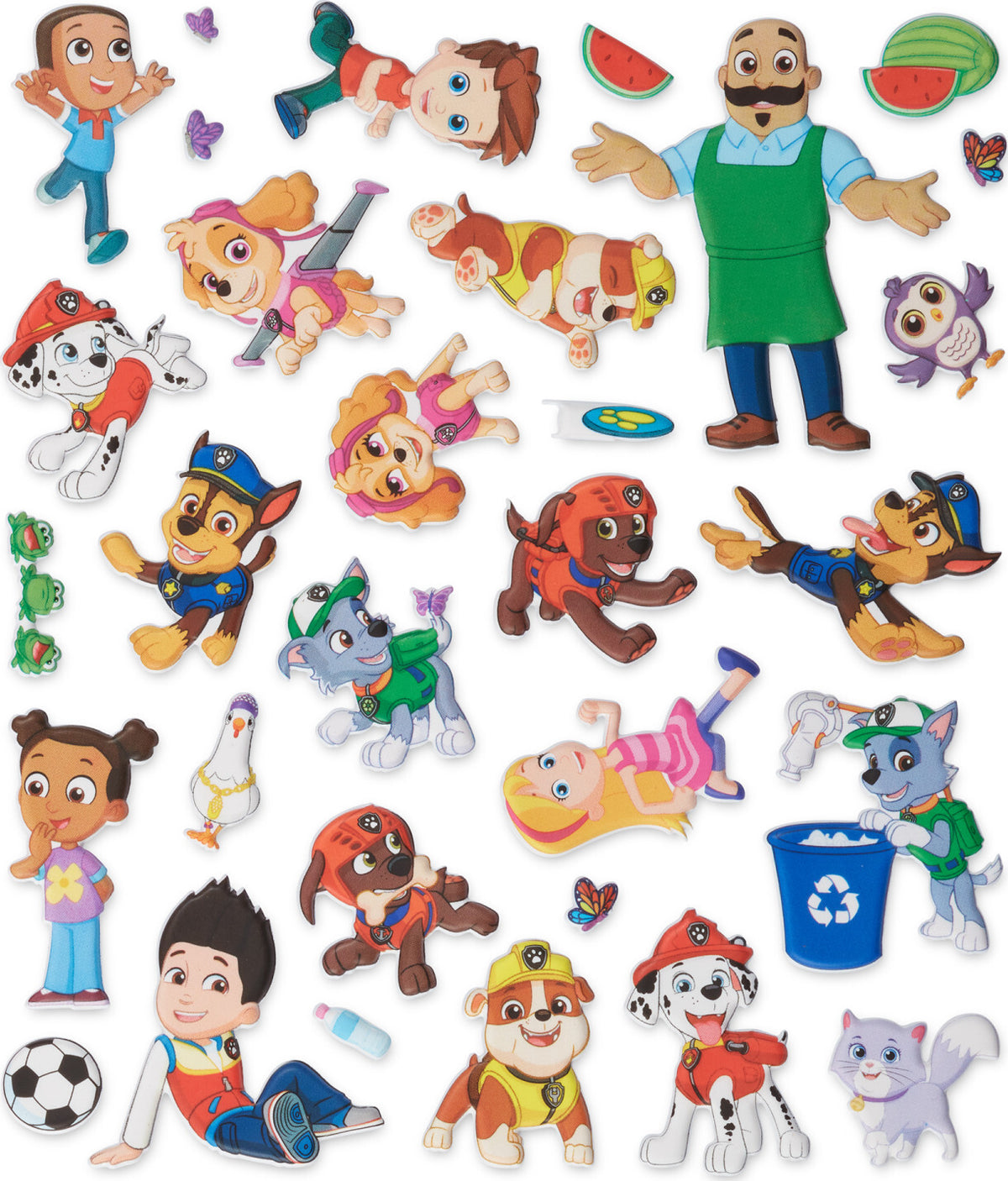 Paw Patrol Puffy Sticker - Adventure Bay – The Toy Maven