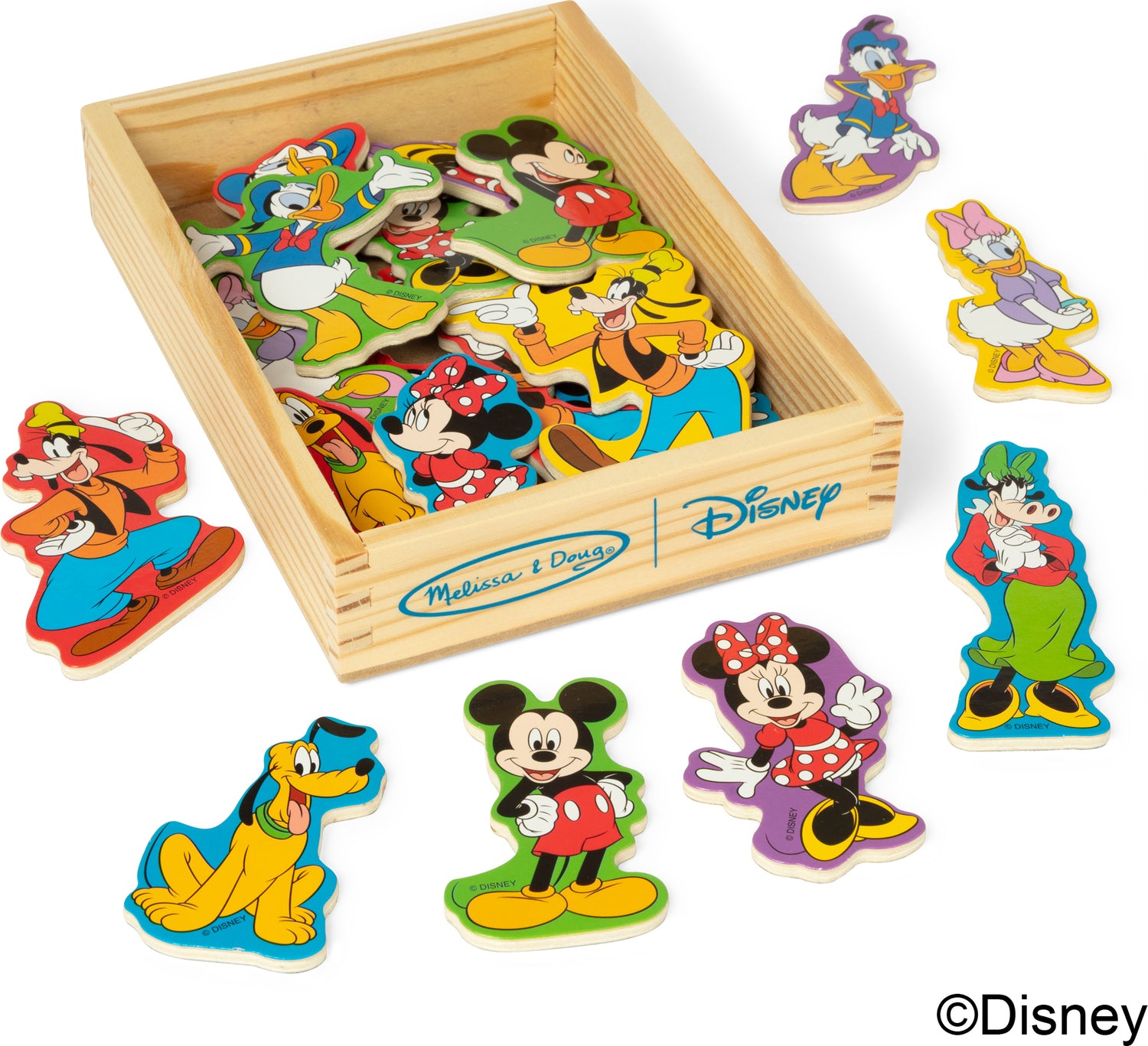 Disney Mickey Mouse Wooden Magnets
