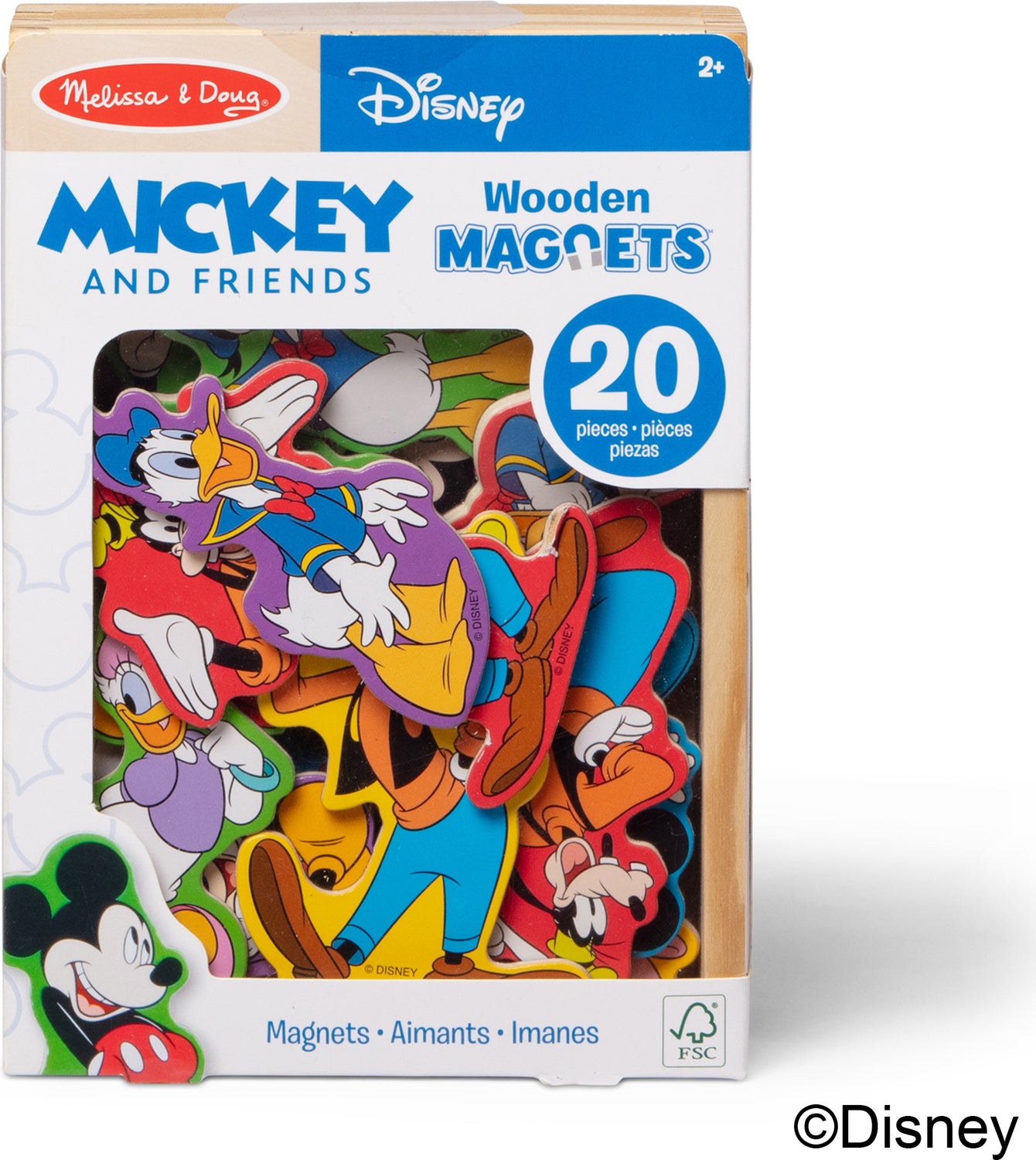 Disney Mickey Mouse Wooden Magnets