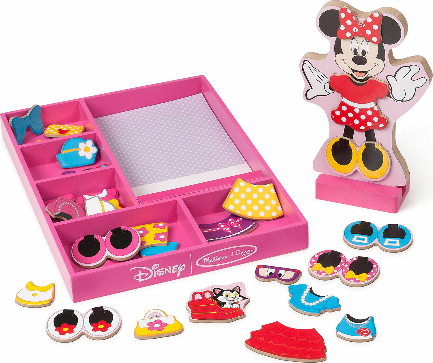 Disney Minnie Wooden Magnetic Dress-Up