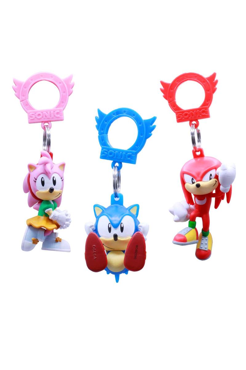 Sonic Charms Backpack Hangers in 16pc Counter Display - Series 4