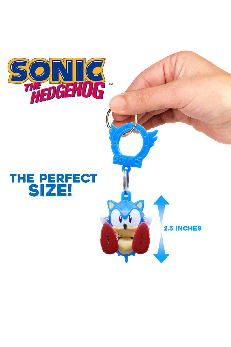 Sonic Charms Backpack Hangers in 16pc Counter Display - Series 4