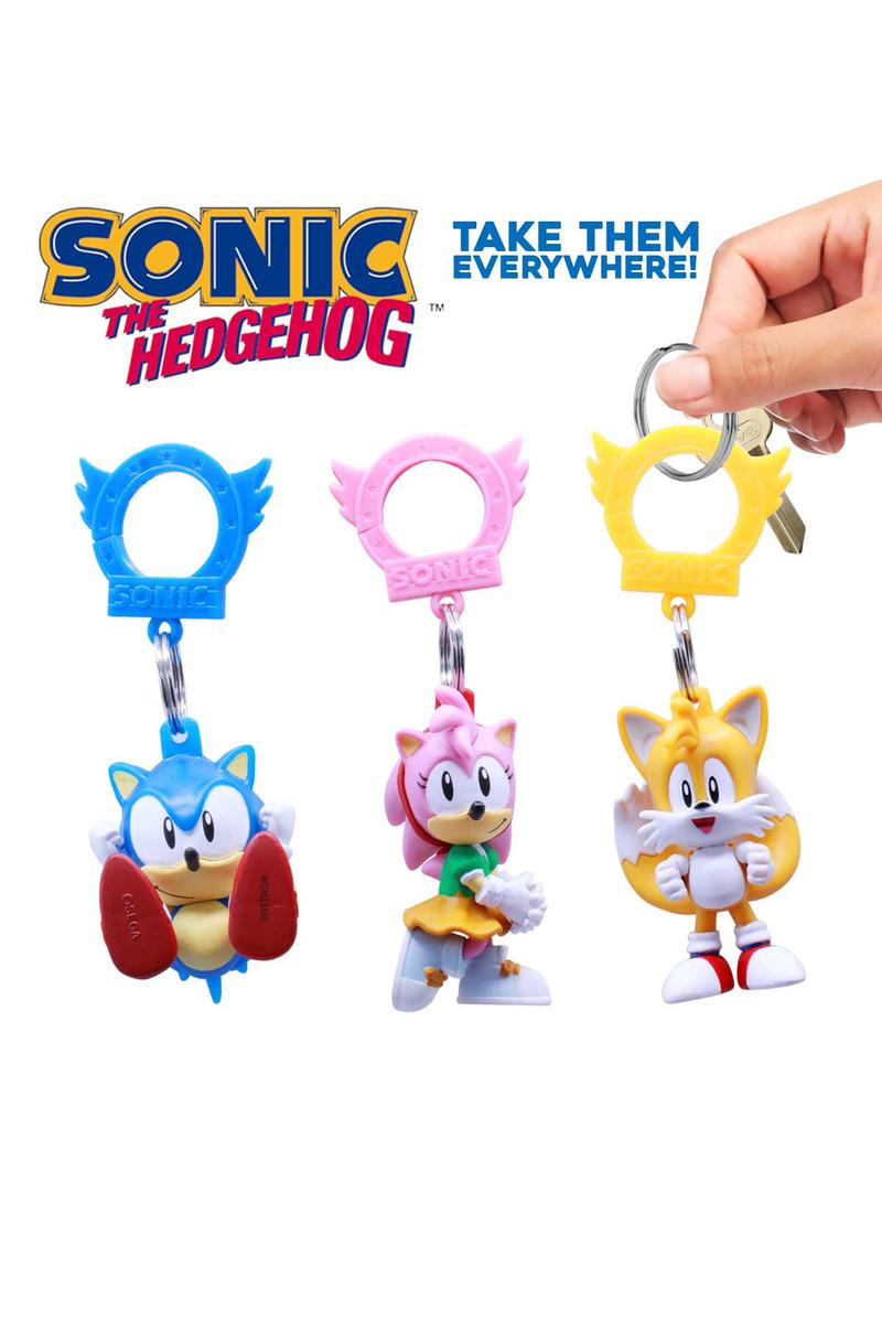 Sonic Charms Backpack Hangers in 16pc Counter Display - Series 4