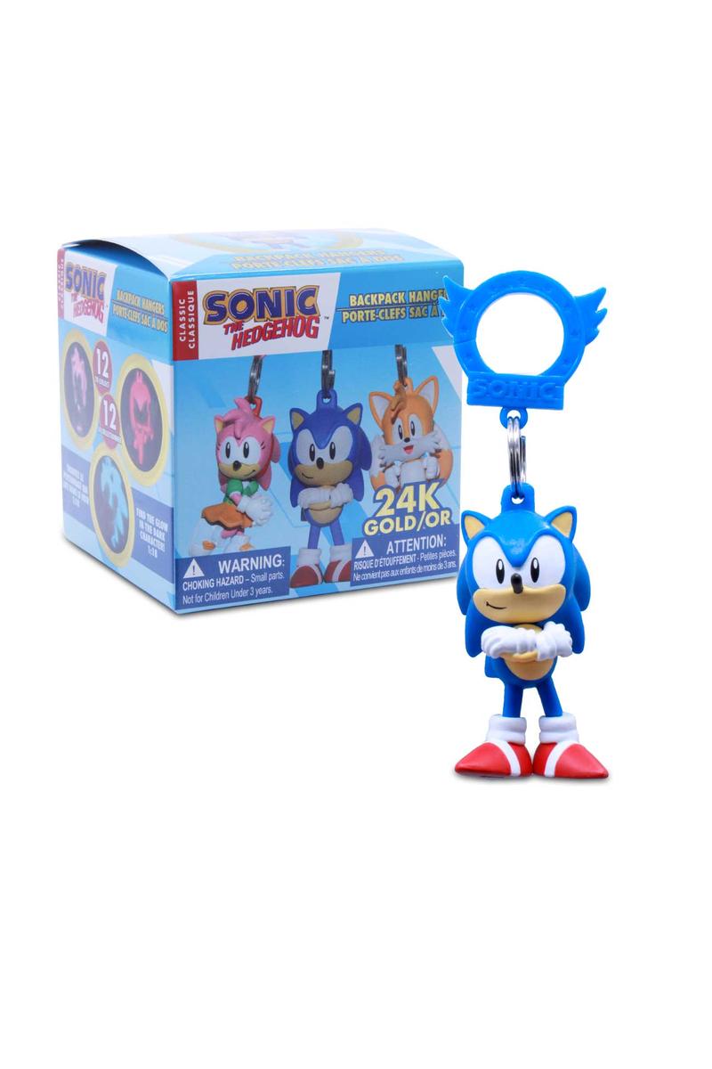 Sonic Charms Backpack Hangers in 16pc Counter Display - Series 4