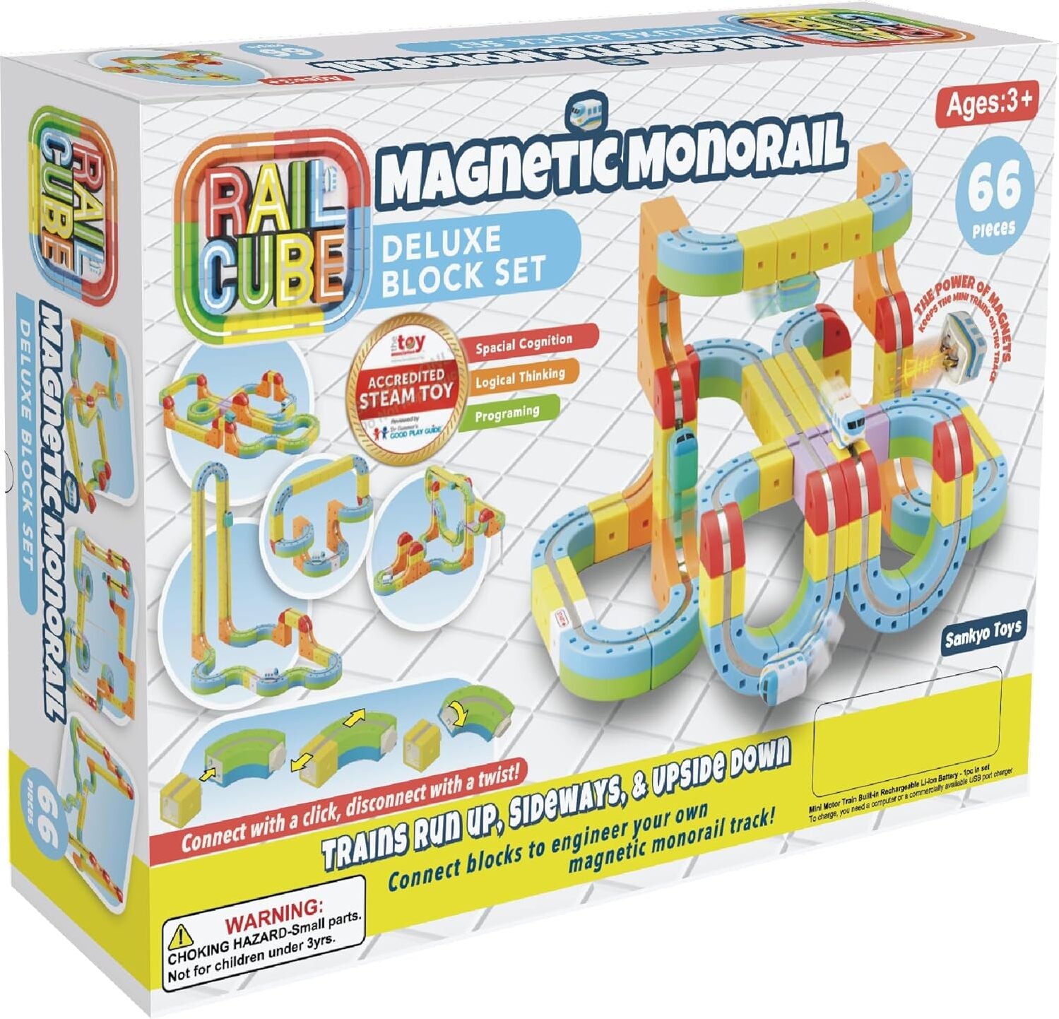 Rail Cube - Magnetic Monorail Deluxe Set – The Toy Maven