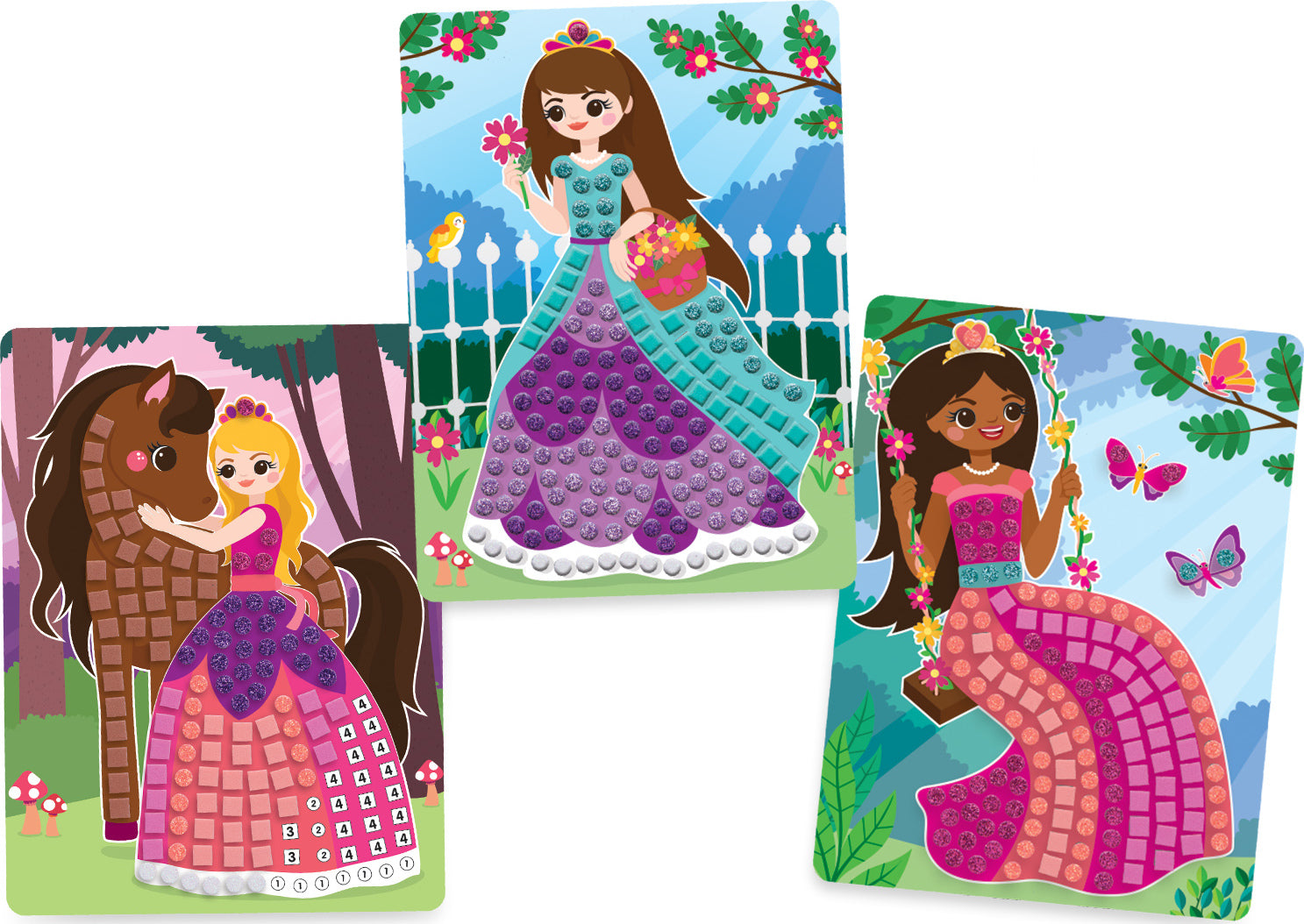 Sticky Mosaics Travel Pack Princesses