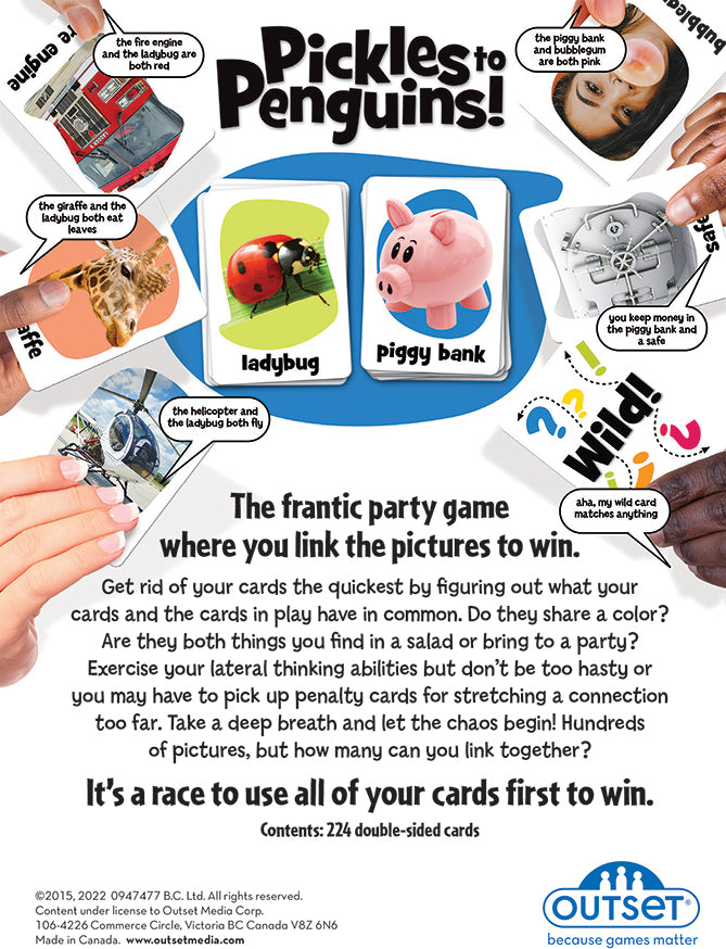 Pickles to Penguins!