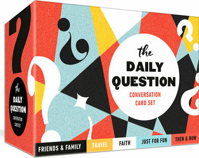 The Daily Question Conversation Card Set: 100 Meaningful Questions to Start Discussions Around the Table or Anywhere: Card Games