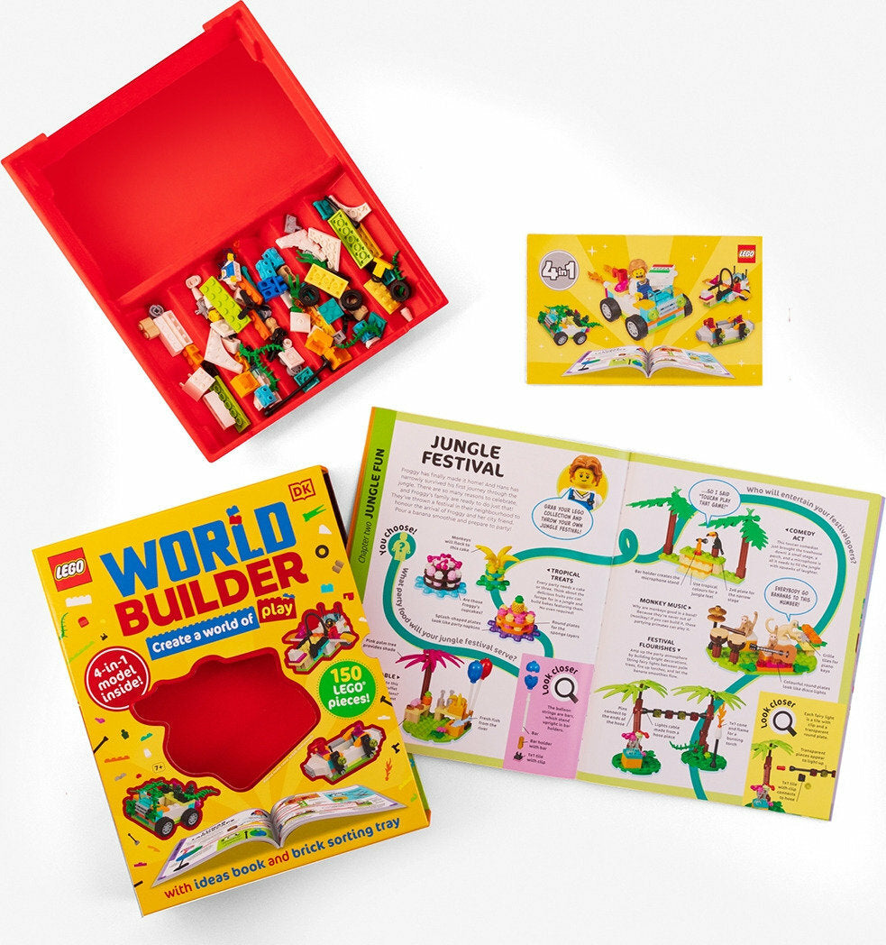 LEGO World Builder: Create a World of Play with 4-in-1 Model and 150+ Build Ideas!