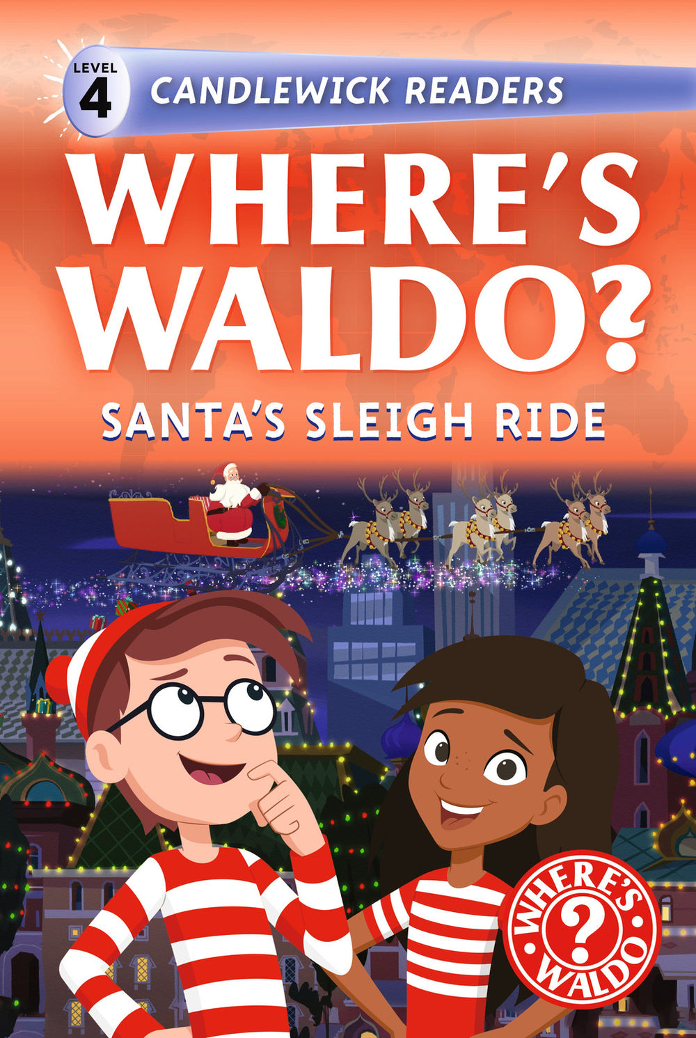 Where's Waldo? Santa's Sleigh Ride: Early Reader (A Christmas Search-and-Find Adventure for Beginning Readers and Kids Ages 4-8)