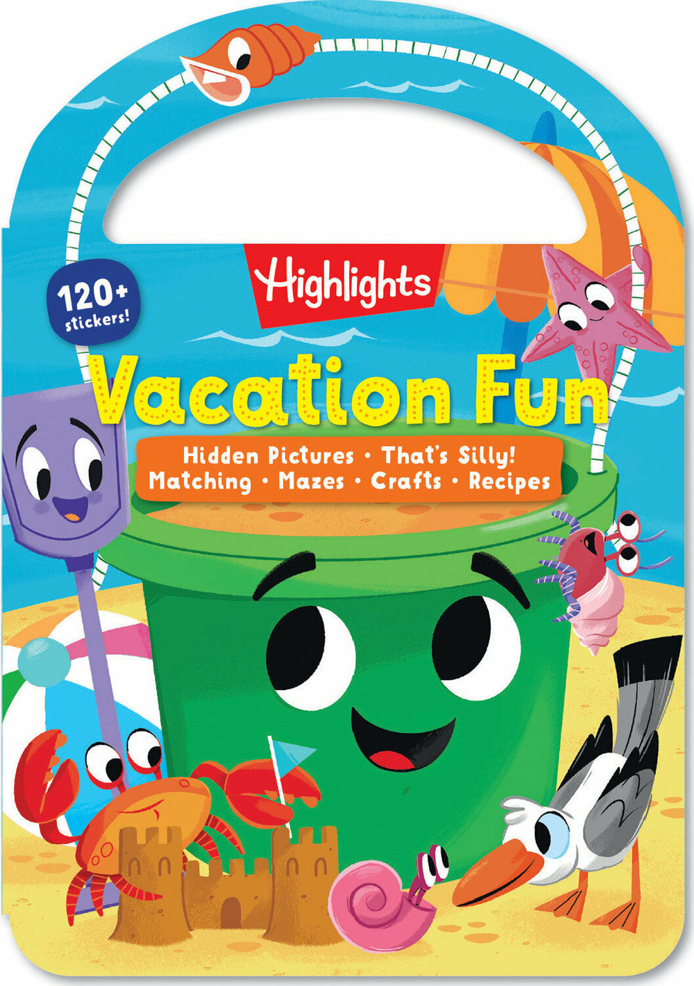 Vacation Fun: Kids Travel Activity Book for Ages 36 with Over 120 Stickers, Puzzles, Crafts and Games for Road Trips, Vacations and Travel