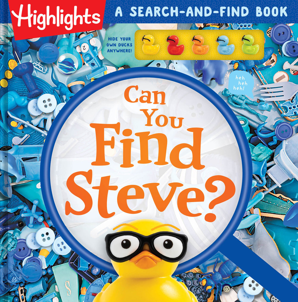 Can You Find Steve?: A Hide-and-Seek Puzzle Adventure with Find It Games and Challenges, Scavenger Hunt Duck Book for Kids Ages 6-9